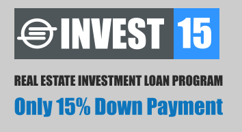 REAL ESTATE INVESTMENT LOAN PROGRAM  Only 15% Down Payment INVEST 15