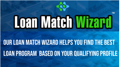 OUR Loan Match Wizard helps you find the best loan program  based on your qualifying profile